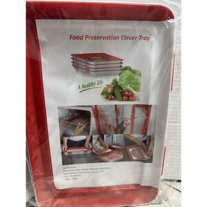 Food Preservation Tray Food Fresh Keeping Fresh Spacer Organizer Food Preservate